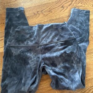 lululemon athletica Black Tie-Dye Pants
